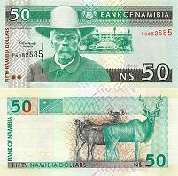 *50 dolárov Namíbia 1999, P7a UNC - Kliknutím na obrázok zatvorte -